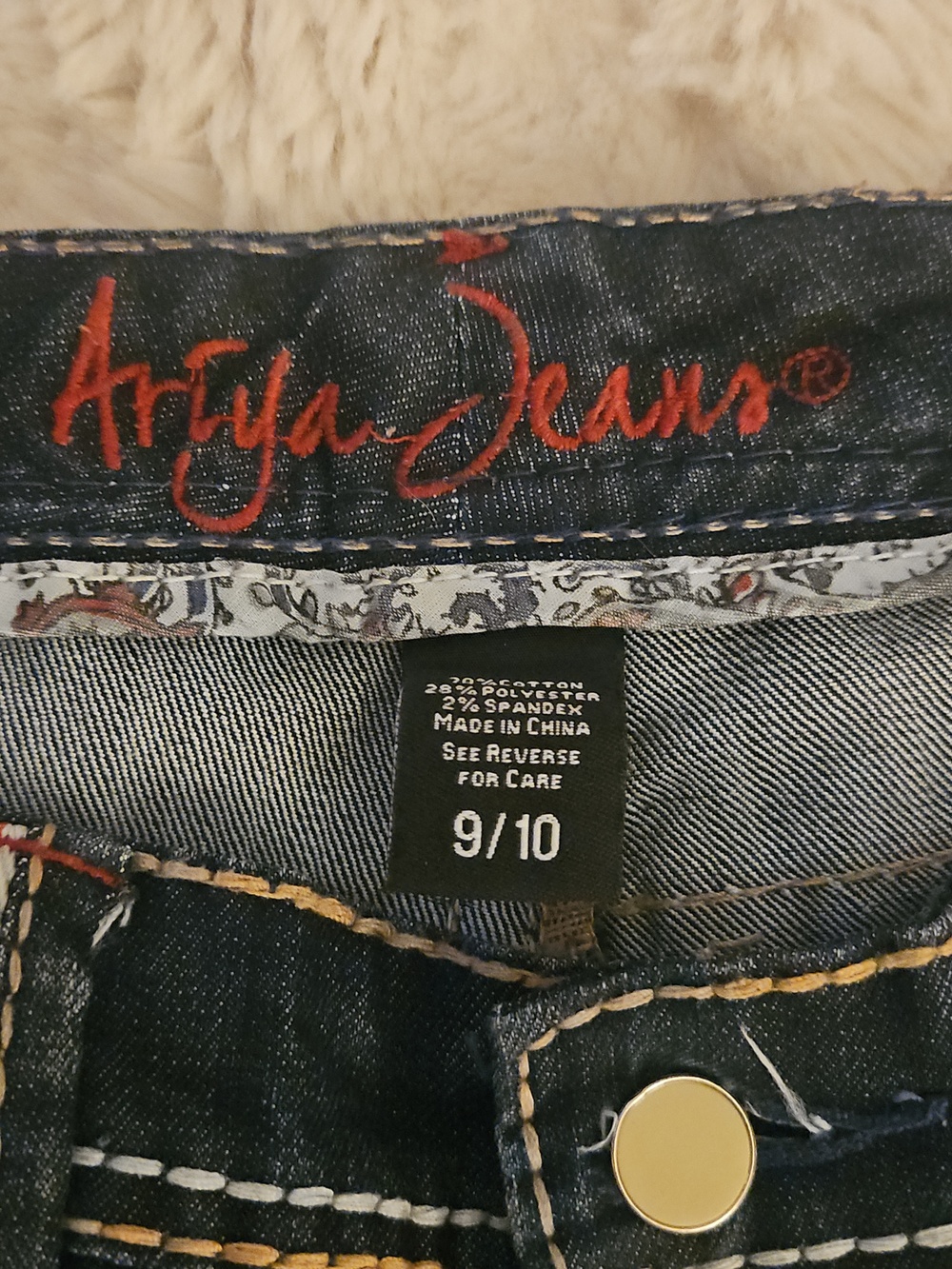 Ariya Dark Indigo Slim Low-rise Jeans - Picture 3 of 10
